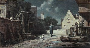 Il guardiano notturno da Carl Spitzweg